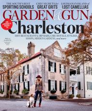 Jesup native George the Hound and his human, Alex Melesco, grace the cover of the latest issue of Garden & Gun.